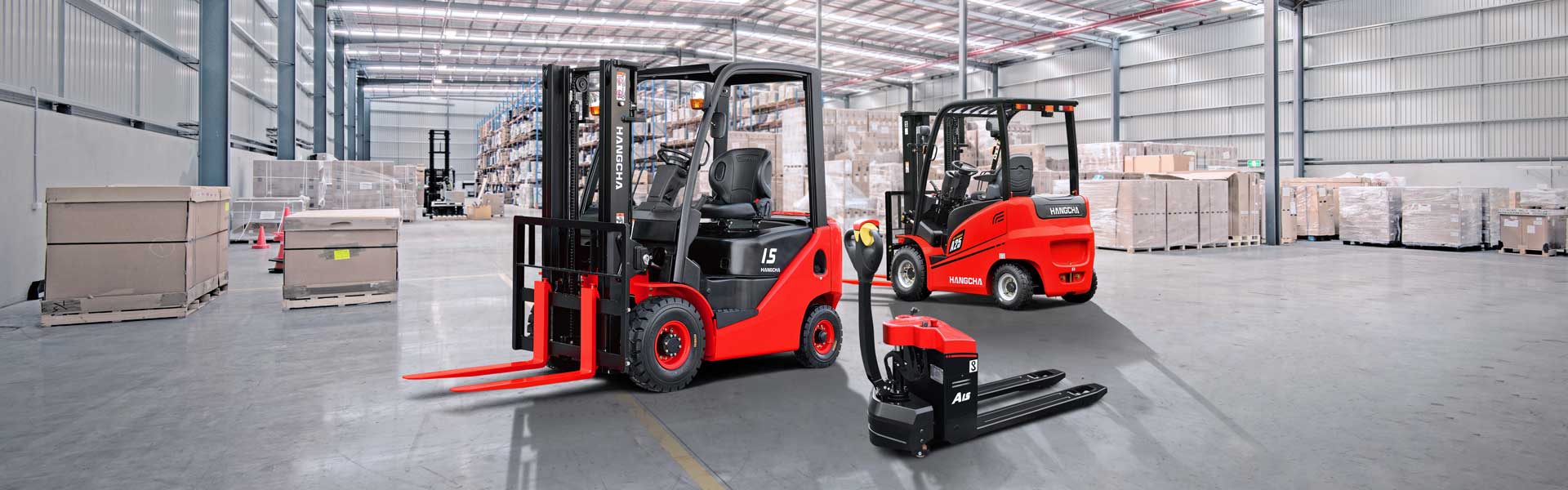 Warehouse Range Hangcha Trucks