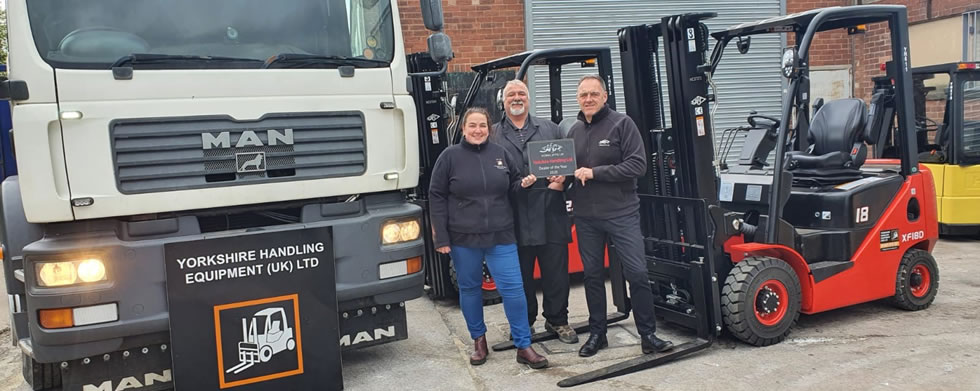 Yorkshire Handling Equipment Ltd Wins HC-Forklifts-UK Dealer of the Year