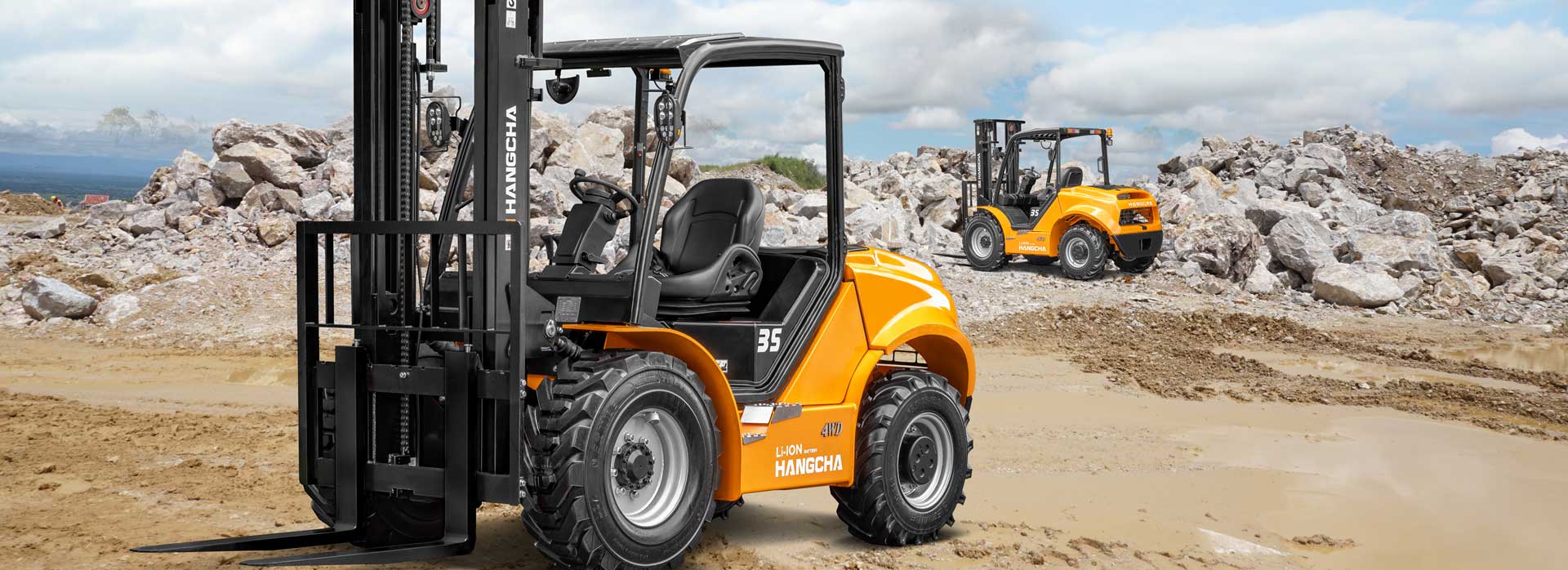 Rough Terrain 2.5 – 3.5t Diesel Hangcha Trucks